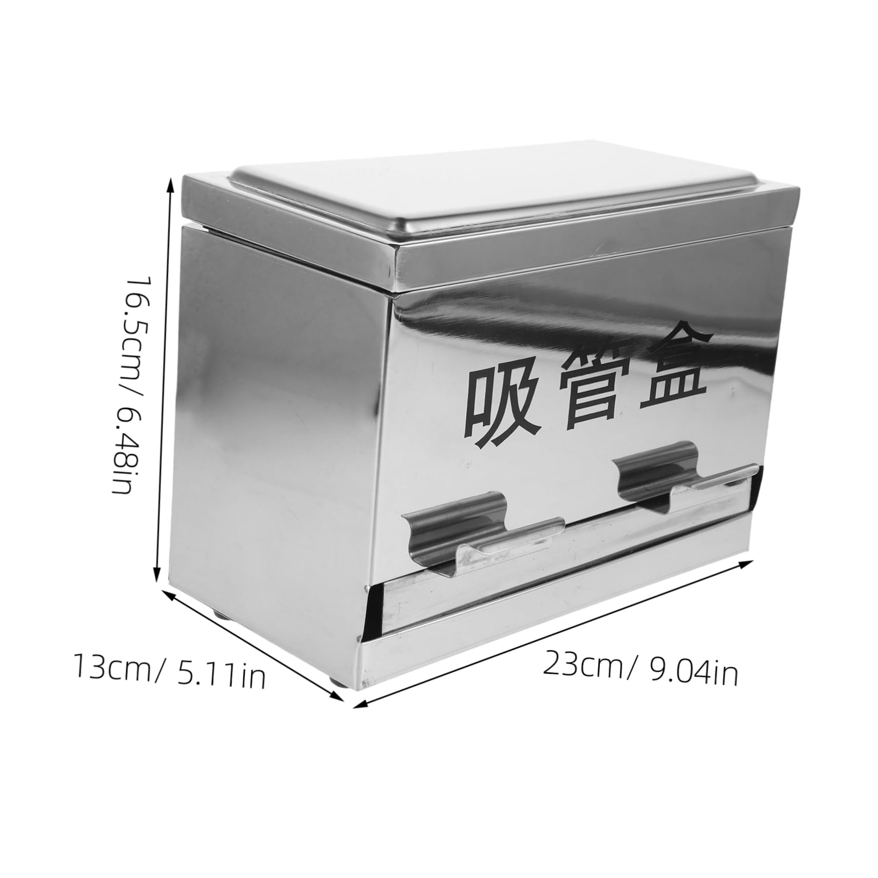 Ciieeo Practical Straw Dispenser Box Push Type Chopstick Holder Restaurant Straw Holder Reusable Easy to Use