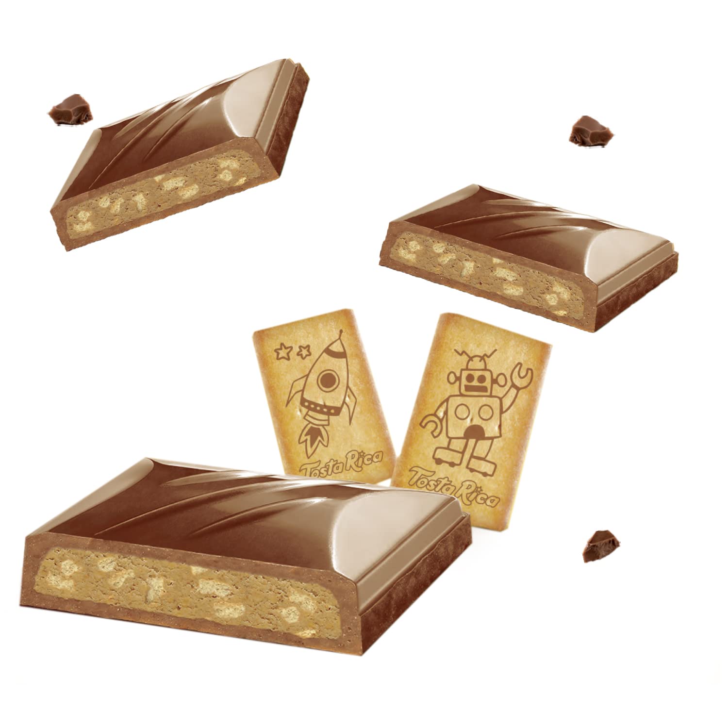 NESTLÉ EXTRAFINO tableta de chocolate con leche y galleta Tosta Rica 25x84g