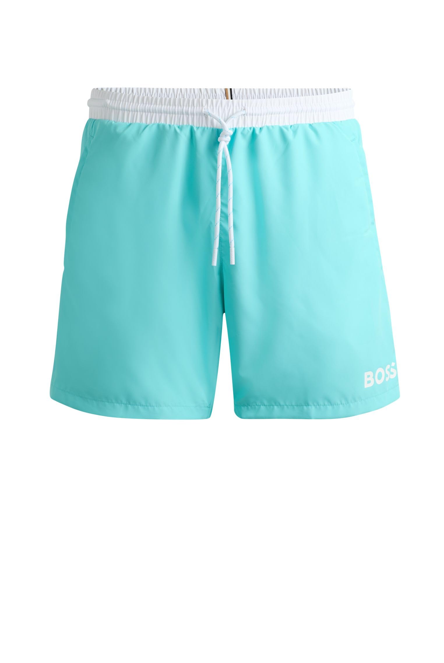 BOSS Mens Starfish Quick-dry swim shorts with contrast details