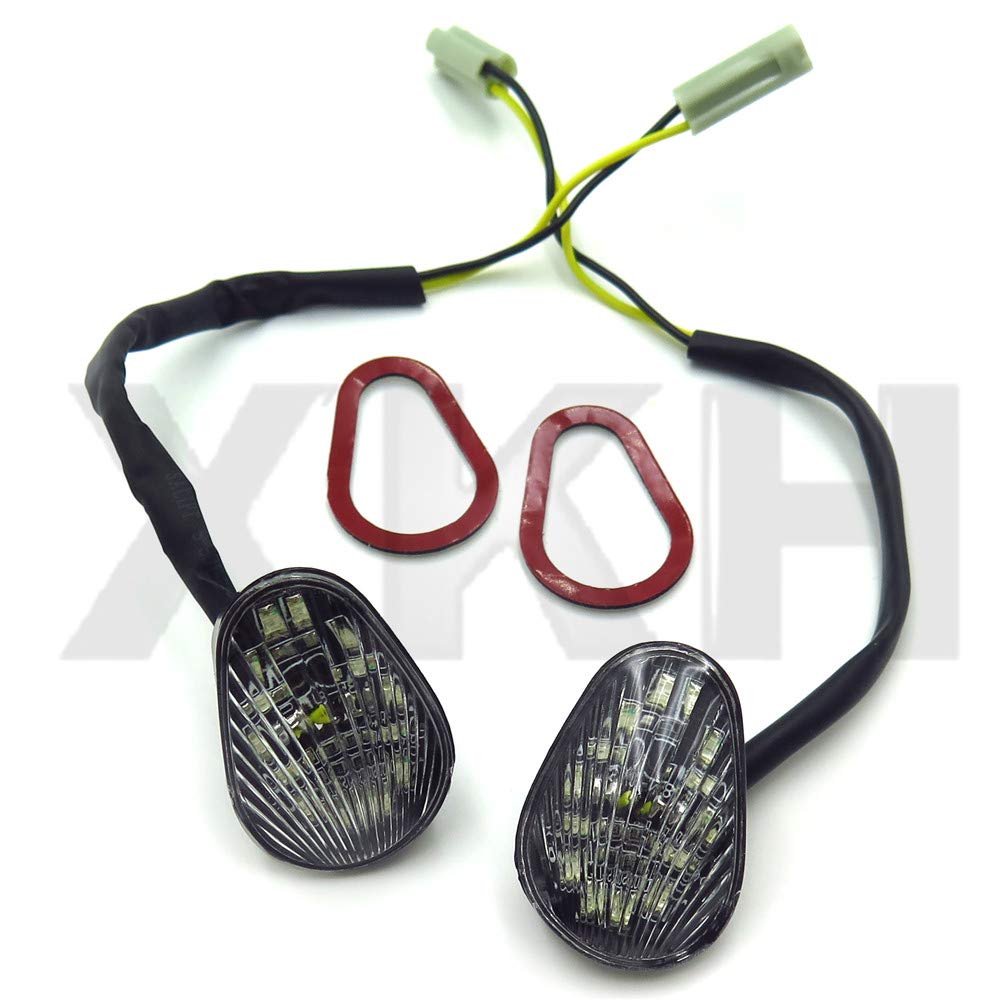 SMT-Clear Euro Led Flush Mount Turn Signal Compatible With Yzf R1 R6 R6S 2006 2007 2008 [B00RUE0XH4]