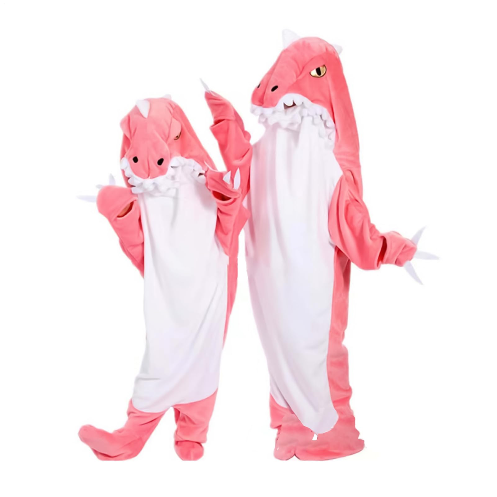 Disfraz De Dinosaurios Para Adultos | Ajuste Espacioso Ropa De Dormir Linda - Onesie De Dinosaurios Capuchados - Para Halloween Fiesta De Navidad Desfile Mujeres Novio Novia Esposa