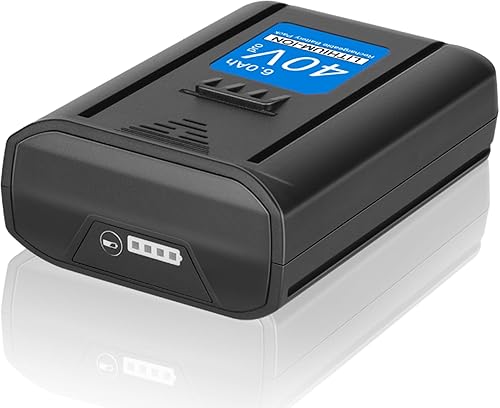 JYJZPB Batería de iones de litio de repuesto de alta capacidad de 6000 Ah de 40 voltios para batería Kobalt de 40 V adecuada para Kobalt 40 V,