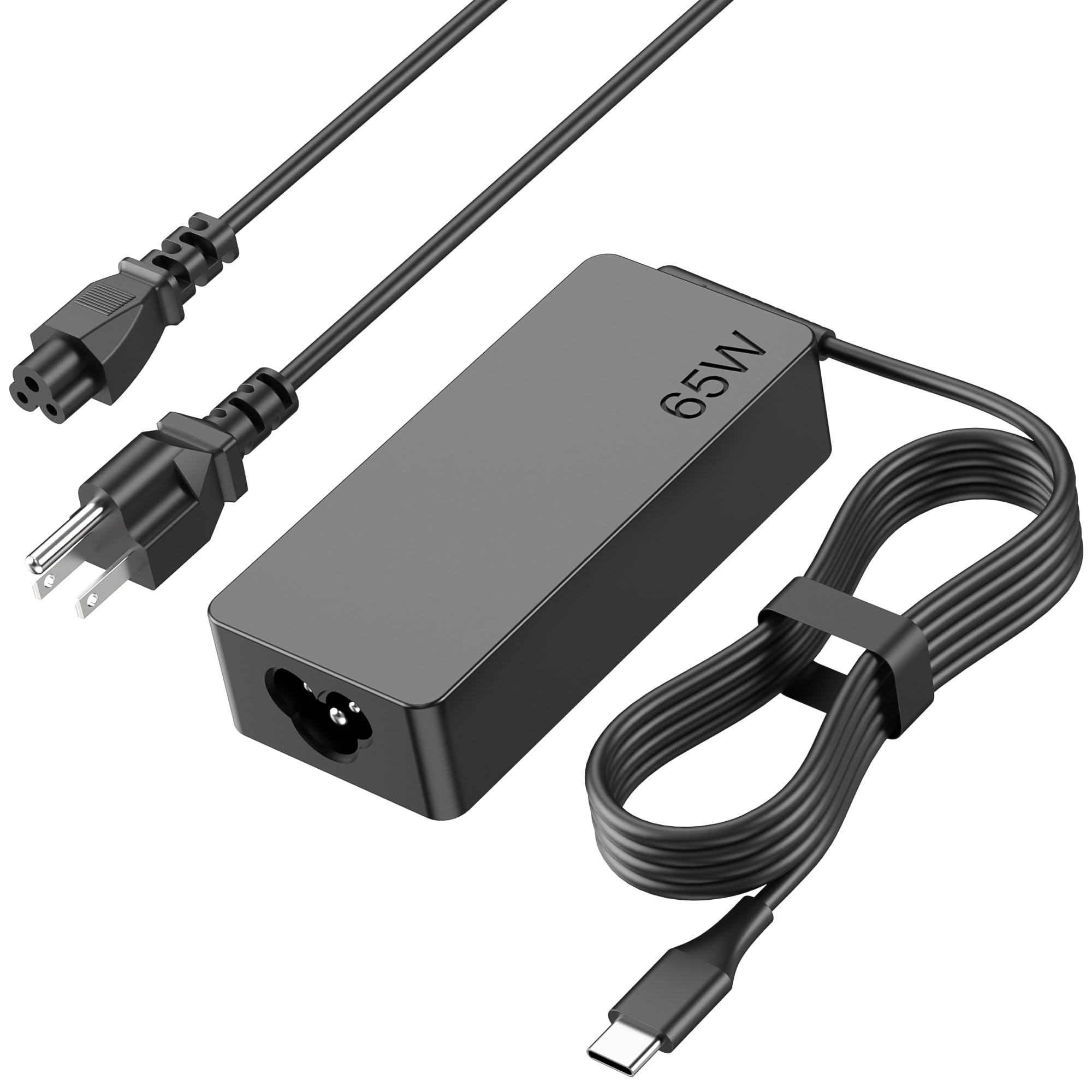 JEIBAO Universal 65W 45W USB C Type C AC Adapter Laptop Charger Compatible with Lenovo ThinkPad T14 T15 E14 E15 T480s T580s T490 E580 E590 Yoga 7i 9i C930 C940 S730 920 720 Chromebook C330 S330 300e