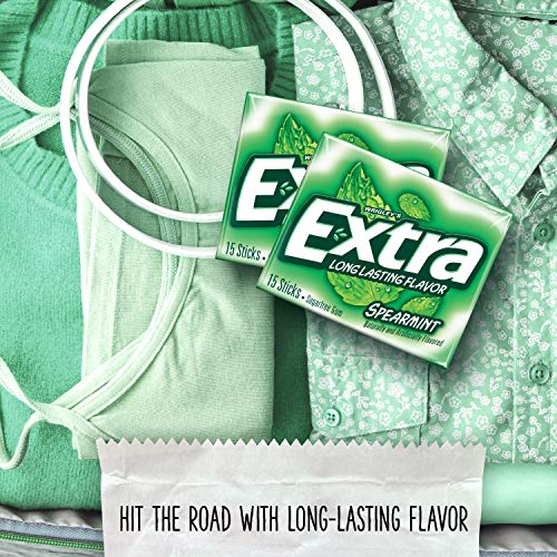 Extra, Spearmint Sugarfree Gum, 8 Ct #TOP3