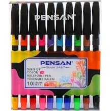 PENSAN T KENMEZ KALEM SIGN UP 1.0 2410 RENKL  10 LU SET