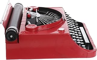 Ciieeo 1Pc Impressora Artesanato Para Decoração Retrô Playsets Vintage Tipo Escritor Máquina De Escrever Decoração De Mesa Armário De Tv Ornamento Máquina De Escrever Máquina De Escrever