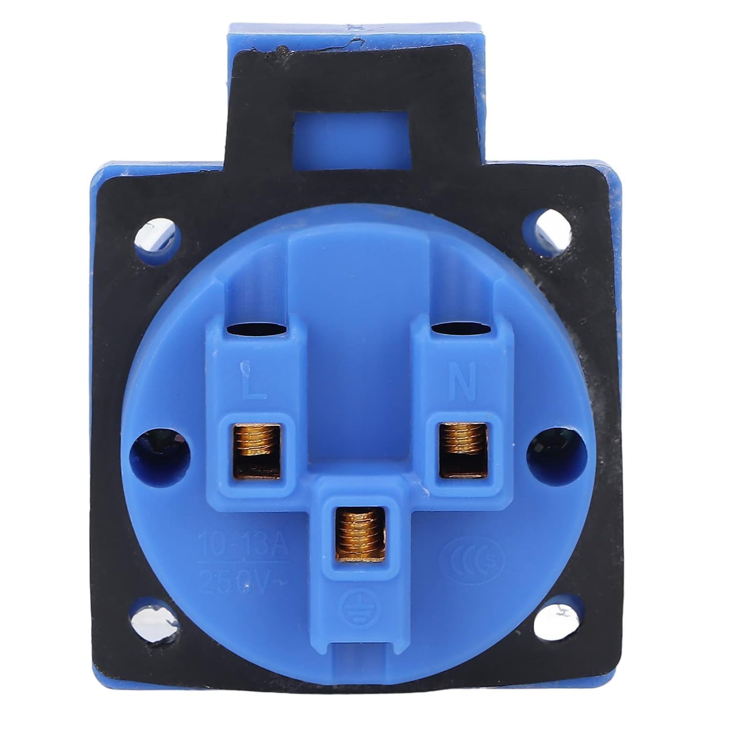 POWER 250VAC 10A Waterproof 3-Pin AU EU UK US Female socket Blue ABS Shell (2) 1