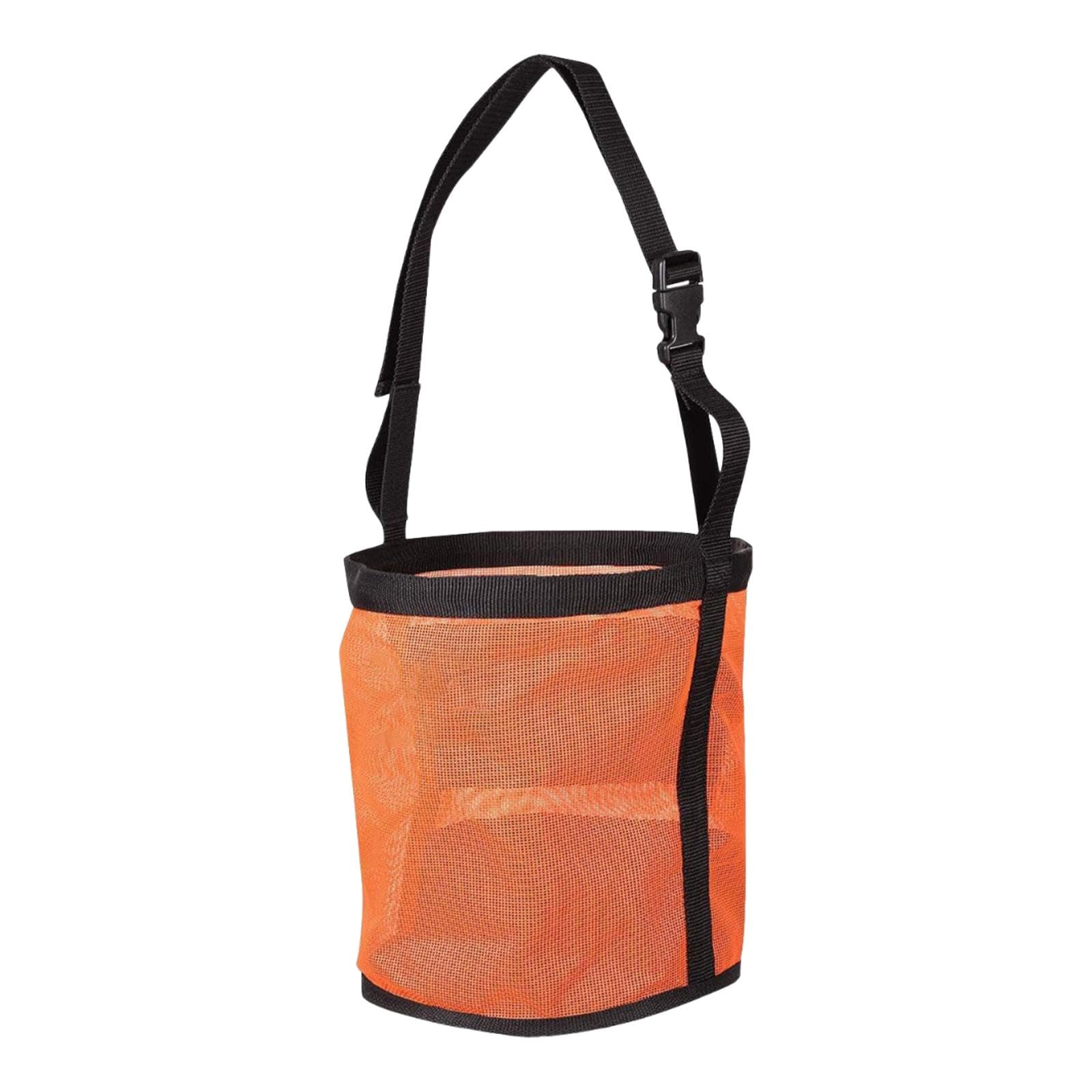 Horse Feed Bag Mesh Breathable Reinforced Bottom Hay Bag for Hanging Outdoor Orange| Sports Equipment | Outdoor Sports Gear | Exercise Gear-image-8