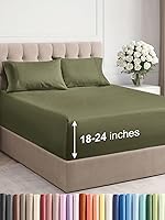 Vista 144 de Extra Deep Pocket Split King Sheets - 5 Piece Breathable & Cooling Bed Sheets - Hotel Luxury Bed Sheet Set - Soft, Wrinkle Free & Comfy - Easily