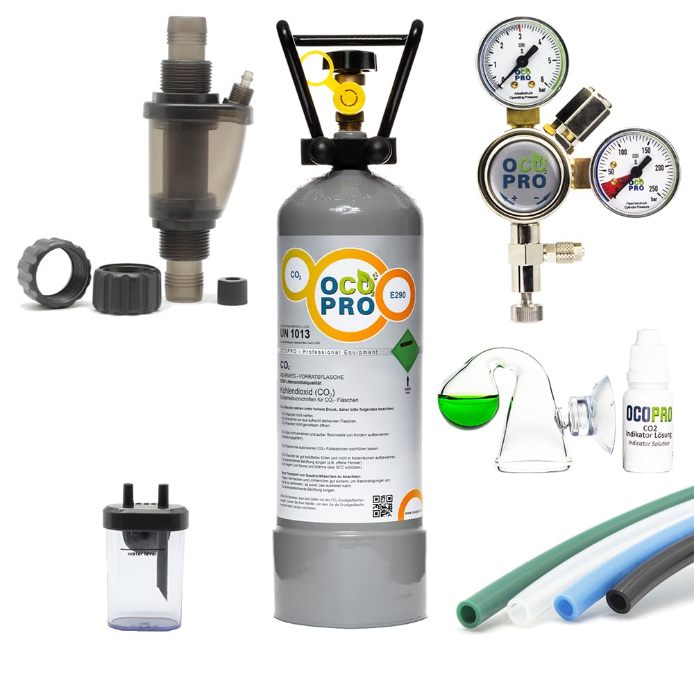 DLX-500 - Acuario con 2 kg de botella reutilizable