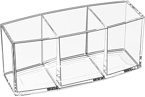 Deluxe Acrylic Makeup & Comb Organizer