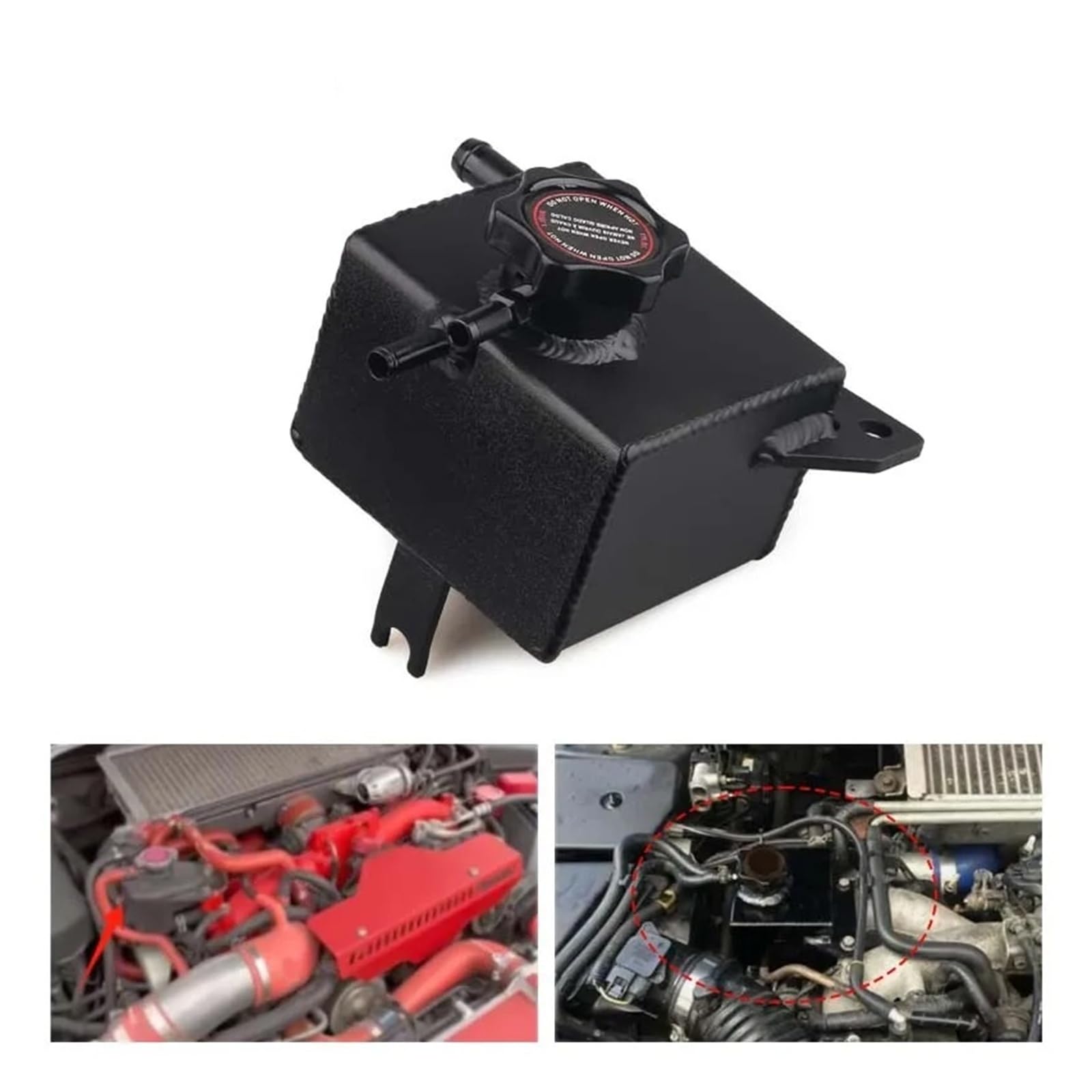 Für Subaru Für WRX 2002–2007 Für STI 2004–2016 2002 Für Impreza Limousine Kühlmittel Expansion Tank Überlauf Reservoir Flasche Ausgleichsbehälter Kühlmittel