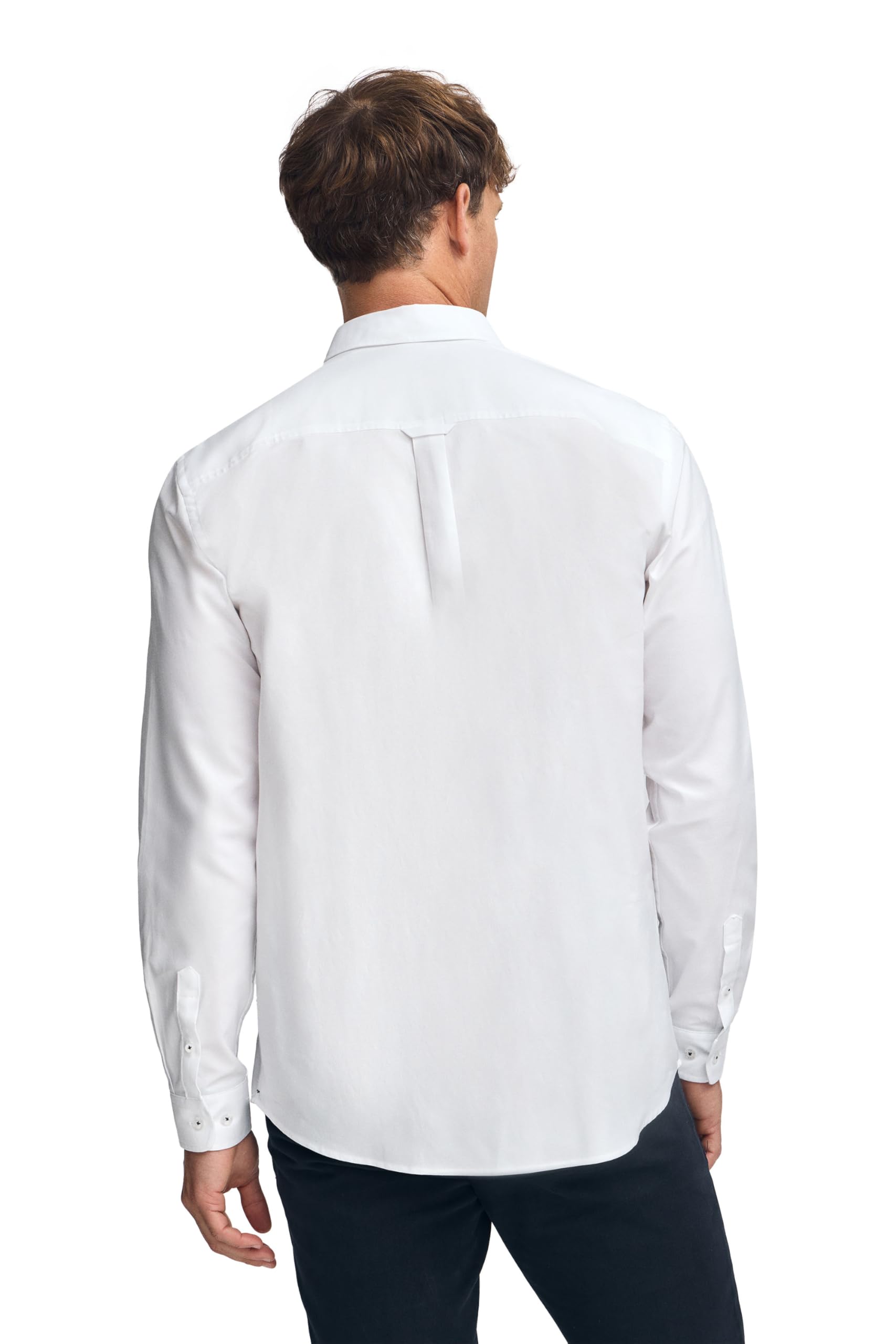 Polo Club Herren Hemd Einfarbig Baumwolle Businesshemden Klassisch Hemden - Freizeithemd Langarm - Long Sleeve Shirt