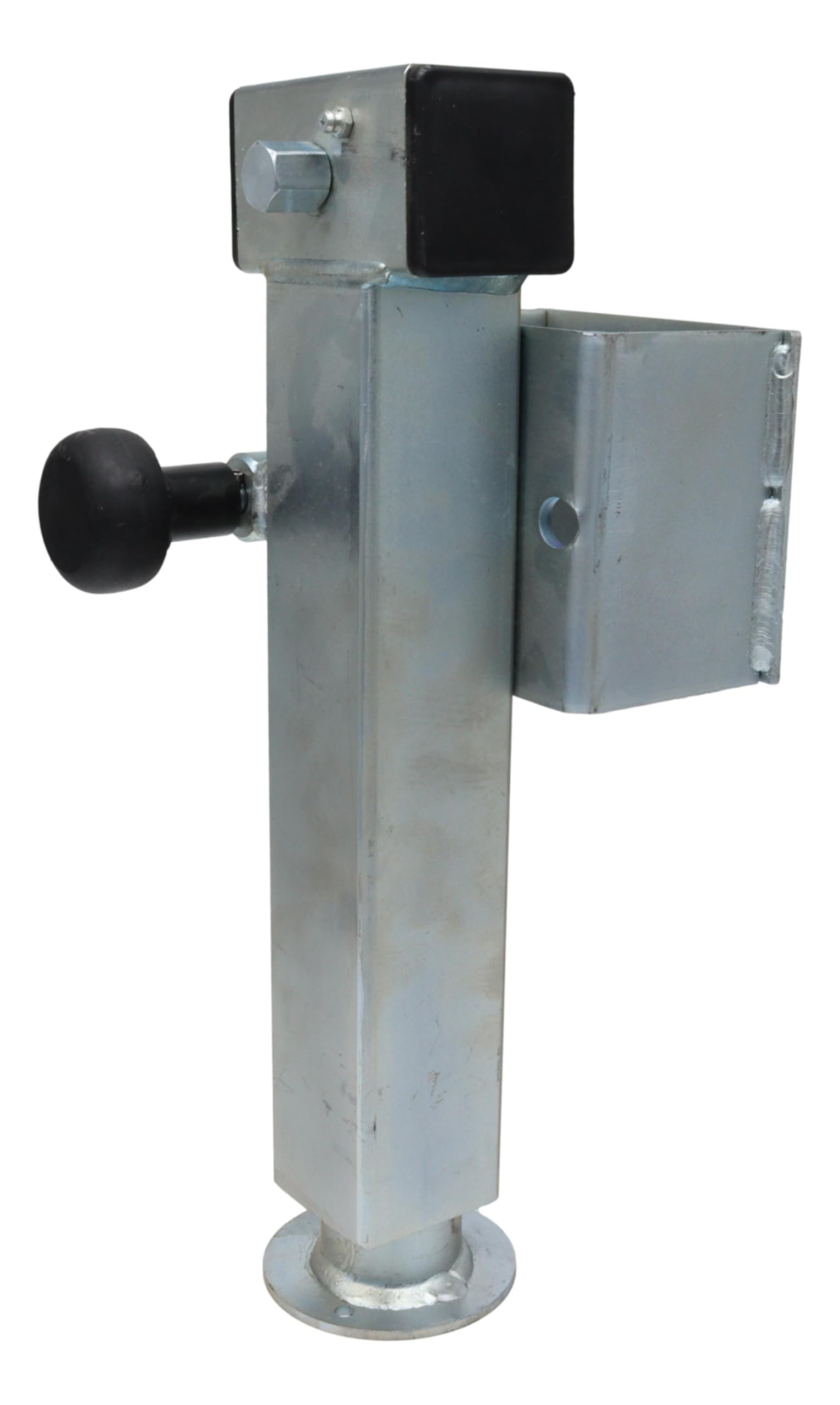 trailer parts4u 2X Schwenkstütze 1300/2600kg 380mm Konsole 85mm Hubstütze Ausdrehstütze Kurbelstütze PKW Anhänger inkl. Kurbel