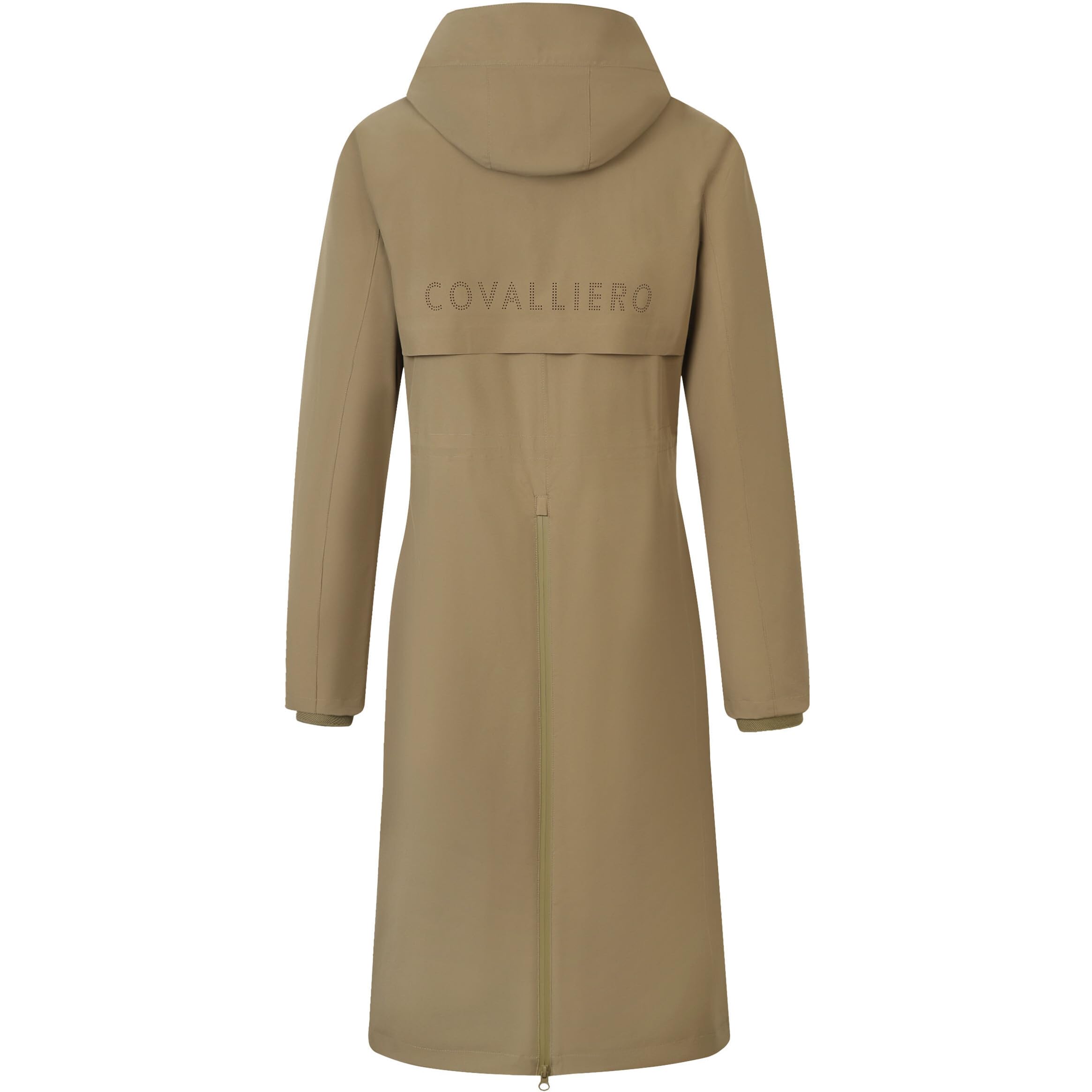 Covalliero - Damen Regenmantel FS26 – extra lange Regenjacke mit Reitschlitz – wasserdicht, windabweisend & mit Lotuseffekt – Wandern & Reiten – Regenponcho in vielen Farben – Gr. XS-XXL