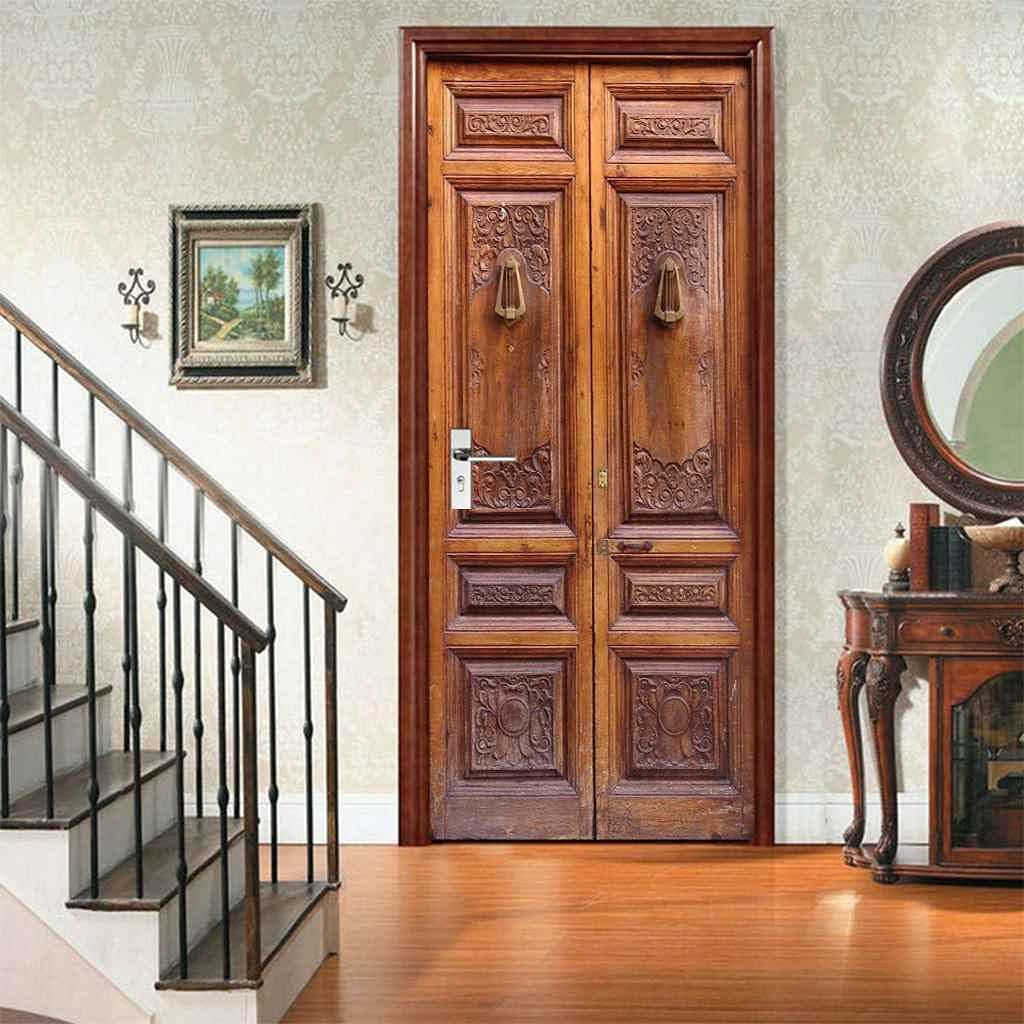 Sticker Porte Autocollant 3D - Workid-a330 - Salon - Étanche - Amovible - 77 * 200Cm