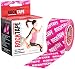 RockTape Kinesiology Tape for Athletes - 2-Inch x 16.4-Feet (Pink Logo)