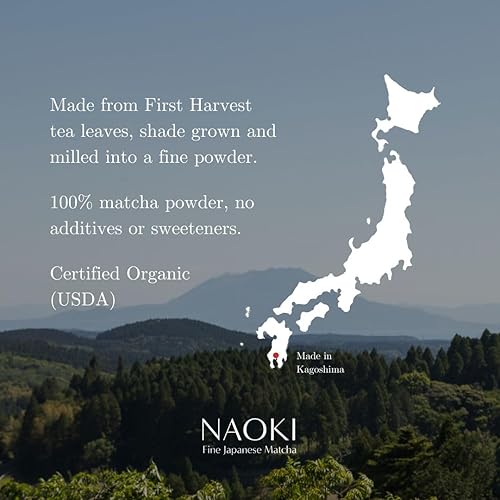 Miniatura 9 de Naoki Matcha Mezcla orgánica multiusos – Auténtico polvo de té verde matcha de grado culinario japonés de Japón (1.4 onzas)