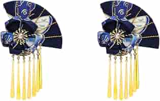 Amazon.co.jp: レディース 髪飾り フリンジ 花嫁ドライフラワー