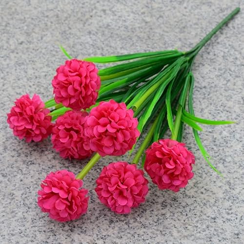 ZHUHW Multicolor Silk Hydrangea Artificial Flower Fake Flowers Christmas Party DIY Decoratio (Color Gray, Size 10PCS)