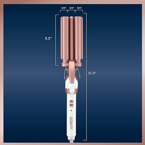 Miniatura 6 de Conair Curling Iron Triple Barrel Double Ceramic Hair Curling Wand Hair Styling Tools  Appliances