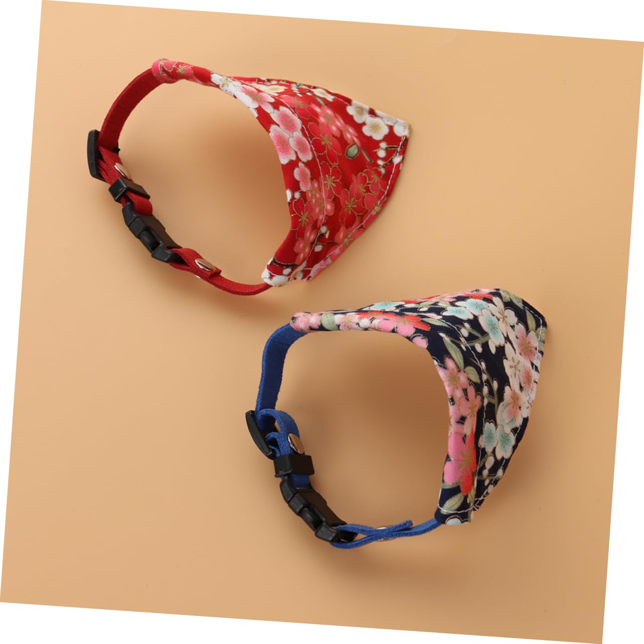BESPORTBLE 6pièces Bandana Triangulaire pour Chien avec Motif Floral Écharpe Réglable pour Animaux De Compagnie Modèles Aléatoires