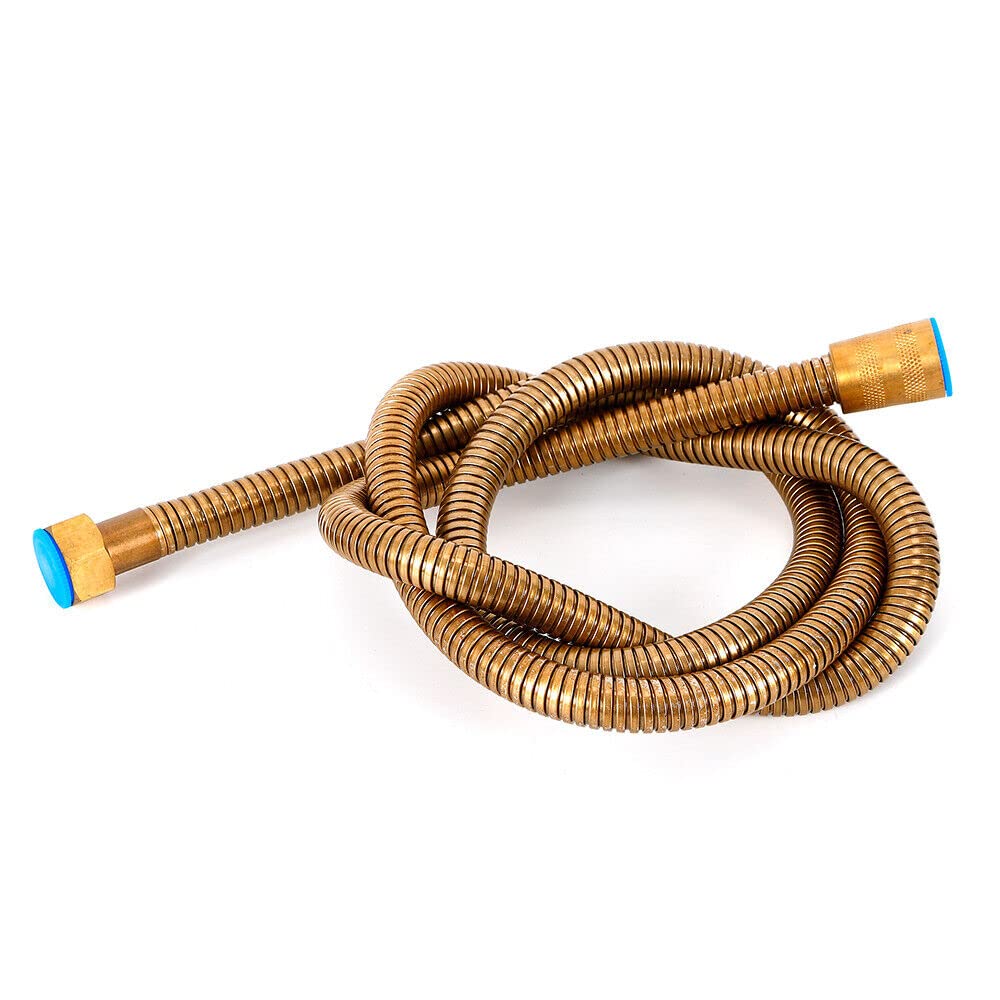 KinHall Retro Duscharmatur – Wandmontage Mit Regendusche, Handbrause & Praktischem Regal, Einstellbar 75-120 Cm, Für Badewanne