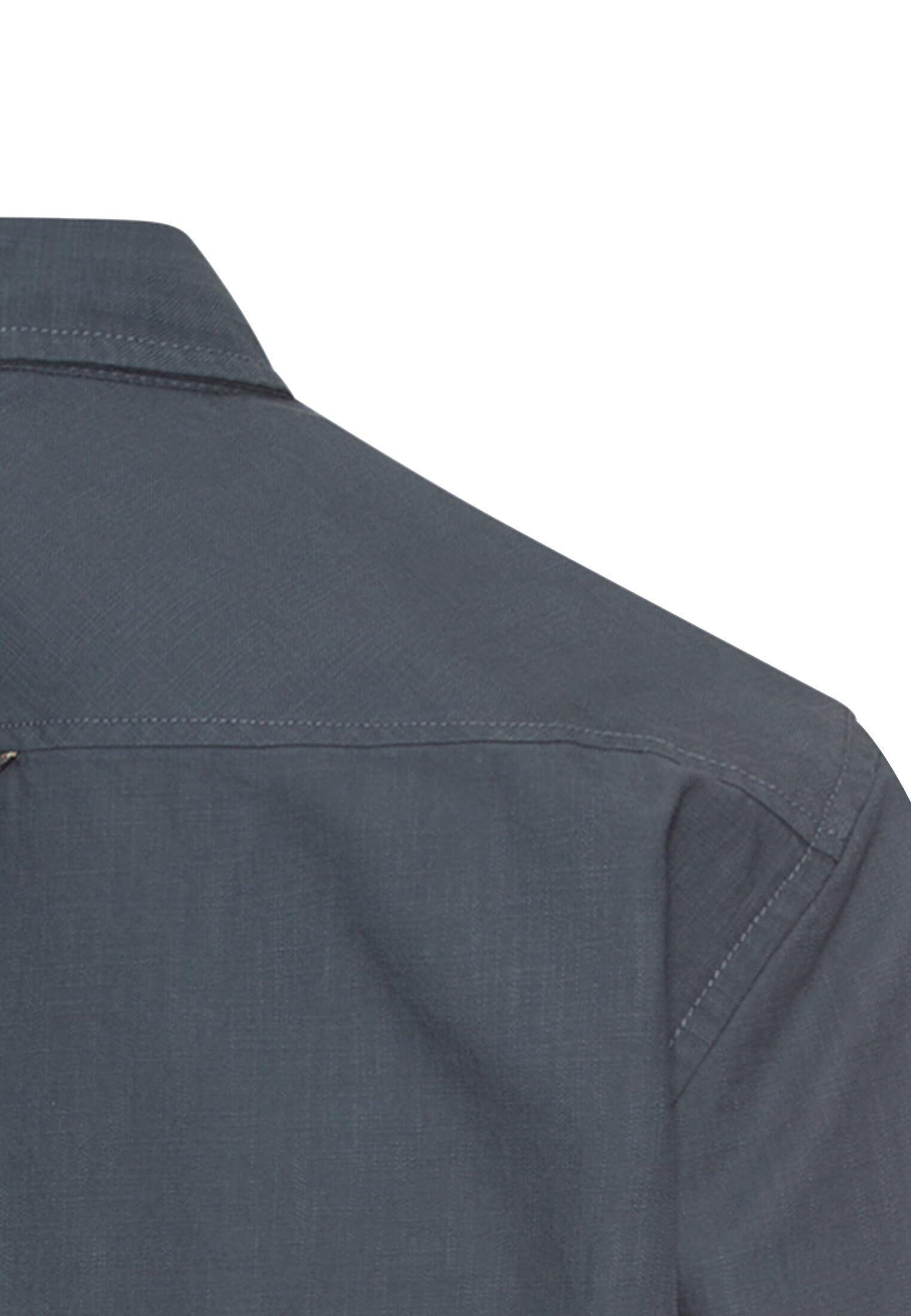 camel active Herren Langarm Hemd mit Kentkragen und Brusttaschen