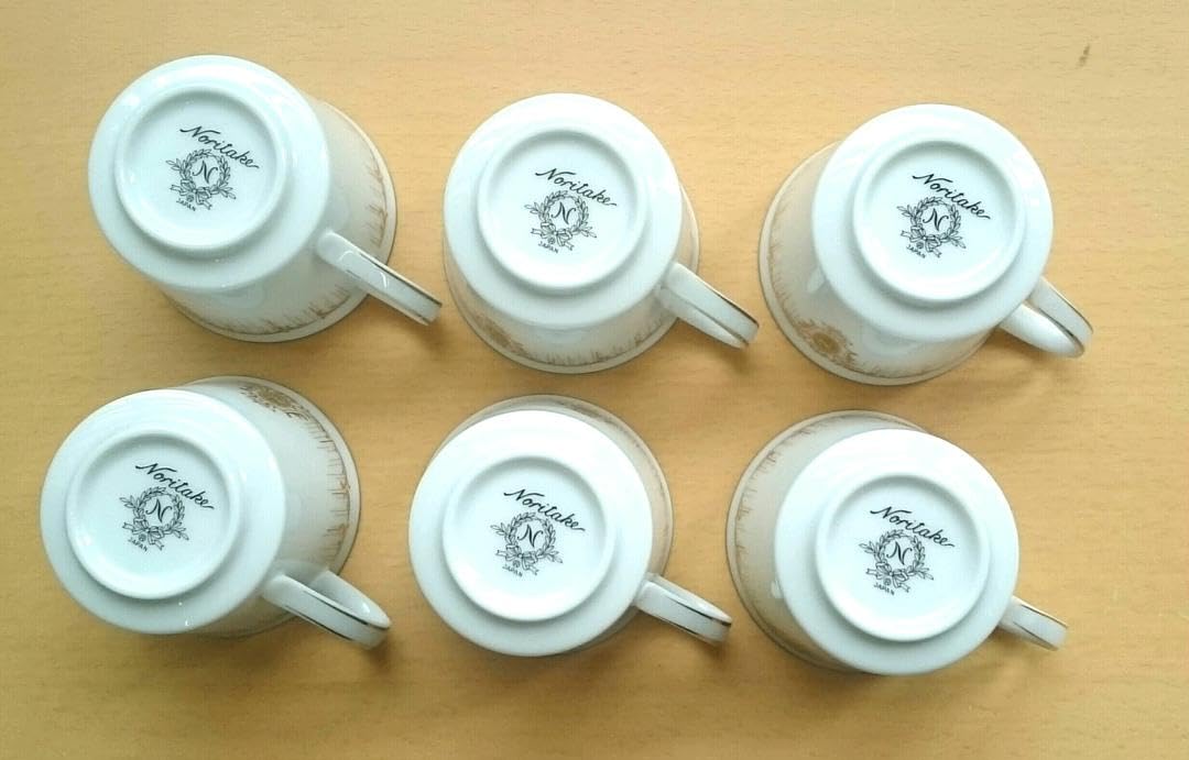 Amazon.co.jp: Noritake FLORA VALLEY カップ&ソーサーポット セット 