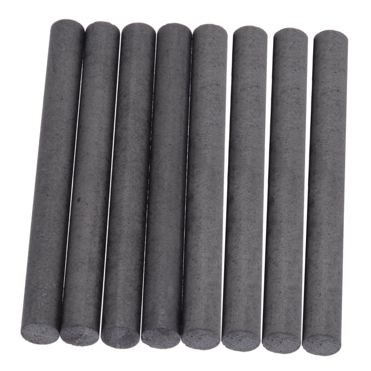 BEBEMOKO Carbon Rods for Electrolysis Graphite Stirring Sticks 8pcs Set 6mm Diameter