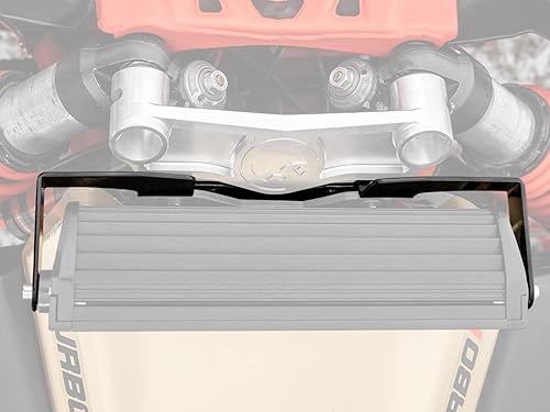 SuperATV - Barra de luz para torre de choque y barra de luz LED de 12 pulgadas para Can-Am Maverick X3MAX (ver ajuste)  Fabricado con acero de 18