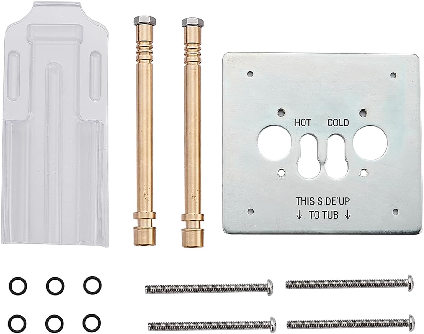 R4700-FL Floor-Mount Rough-In Valve, Compatible with Delta Freestanding Tub Fillers, Chrome - Image 5