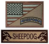 WZT Bundle 2 Pieces Sheepdog Morale Military Patch