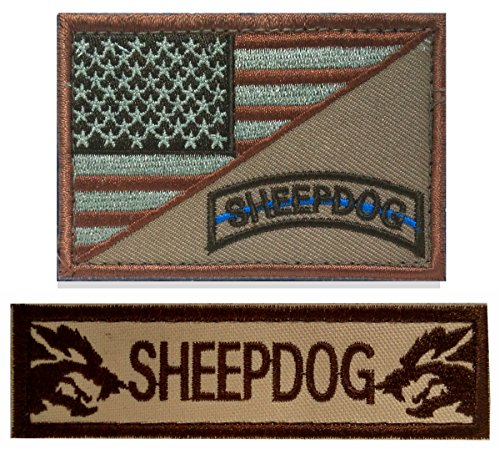 WZT Bundle 2 Pieces Sheepdog Morale Military Patch