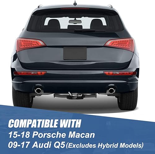 Miniatura 6 de Auto Dynasty Receptor de enganche de remolque clase 3 de 2 pulgadas compatible con Porsche Macan 15-18