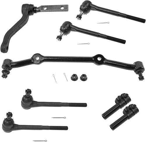 TRQ Front Driver & Passenger Side Steering Kit Center Link I