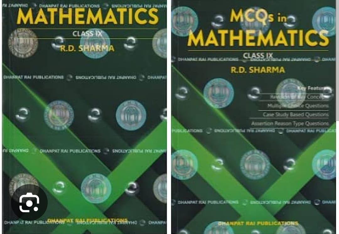 Mathematics for Class 9th CBSE by R.D. Sharma for 2023-24 with MCQs Book Set of 2 Books Paperback– 7 February 2023