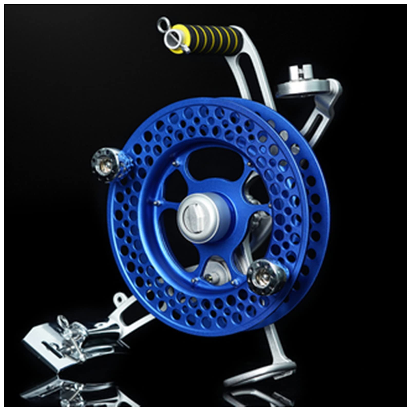 Drachenschnurwickler, Drachenflugwerkzeug, Schnurwicklergriff, großer Einleiner-Drachenflug, arbeitssparender Drachenschnurwickler für Erwachsene (blau, 28 cm)
