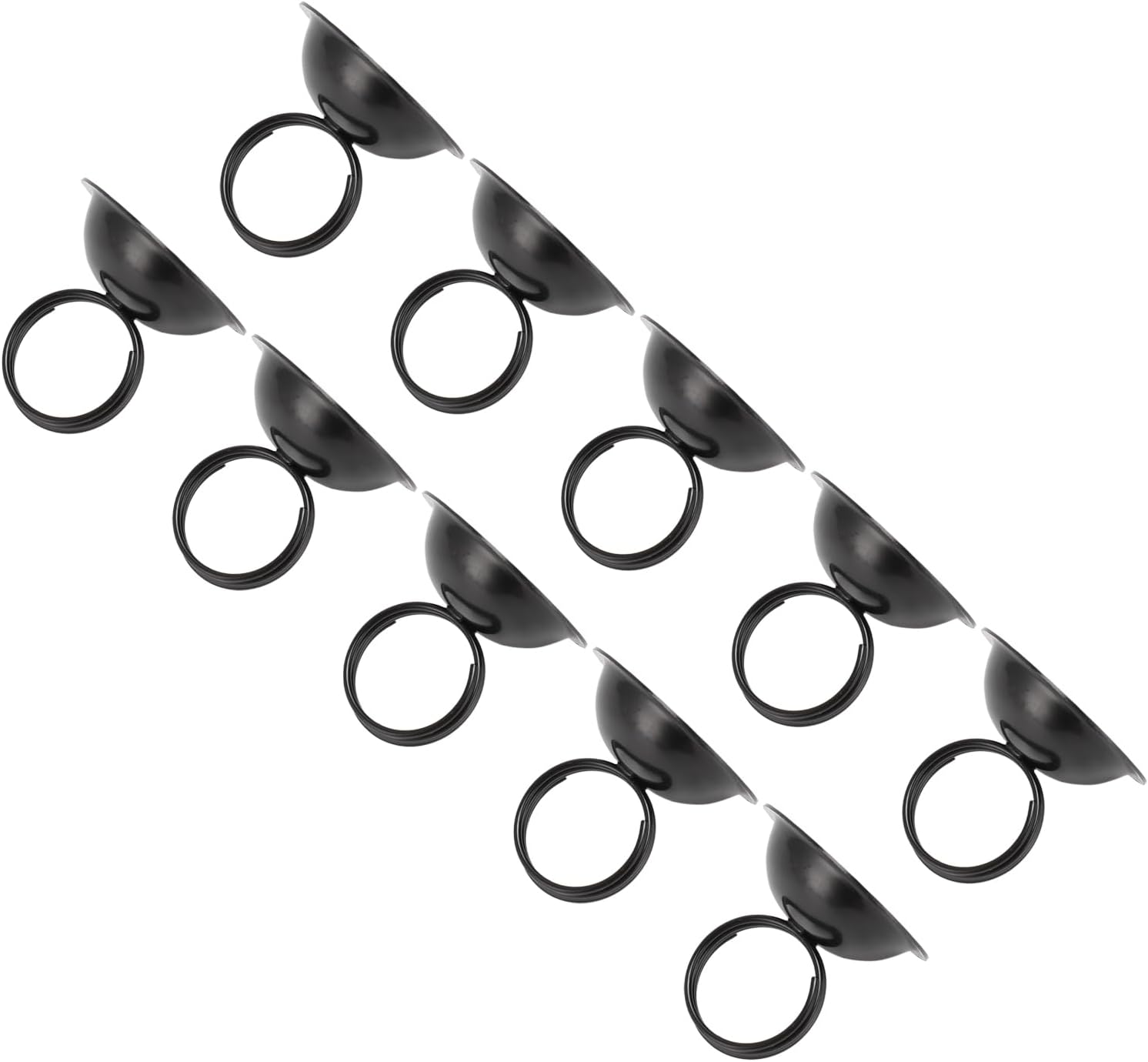 Table Number Holders, Stable Menu Clips 10pcs Widely Used Fadeless for Reception for Wedding (Black)