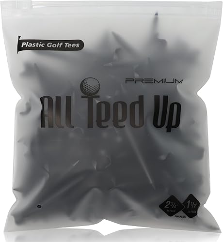 Miniatura 6 de All Teed Up Camisetas de golf de plástico de alta calidad, 100 unidades azul marino, paquete combinado de plástico de 2.75 y 1.5 pulgadas