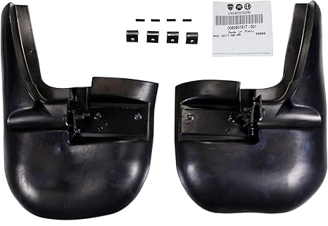 Paraspruzzi Per Camion Lampa 14011 - Coppia In PVC | Con Staffe Zincate E Viti | Per Protezione Da Acqua E Fango