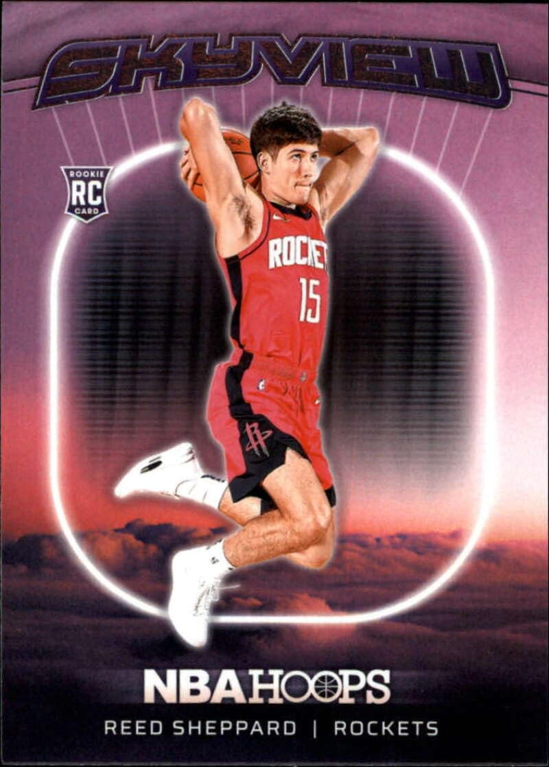 Amazon.com: 2024-25 NBA Hoops Skyview #13 Reed Sheppard Houston 