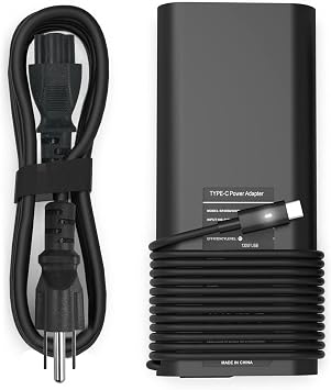 130W USB C Laptop Charger Compatible with Dell XPS 15 17 9575 9500 9510 9520 9530 9700 9710 9720 9730 Precision 5530 5550 5560 5570 5750 5760 5770 Latitude 7410 9575 5420 5520 Power Supply Cord