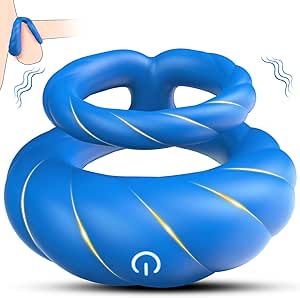 Amazon: Male Sex Toy Vibrators - Double Penis Ring Vibrator with 10