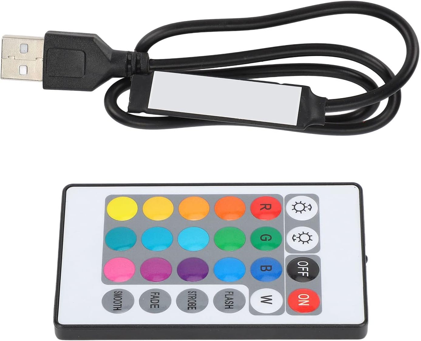 RGB Light Strip Control Box, Wide Application Dual Control Easy Installation LED