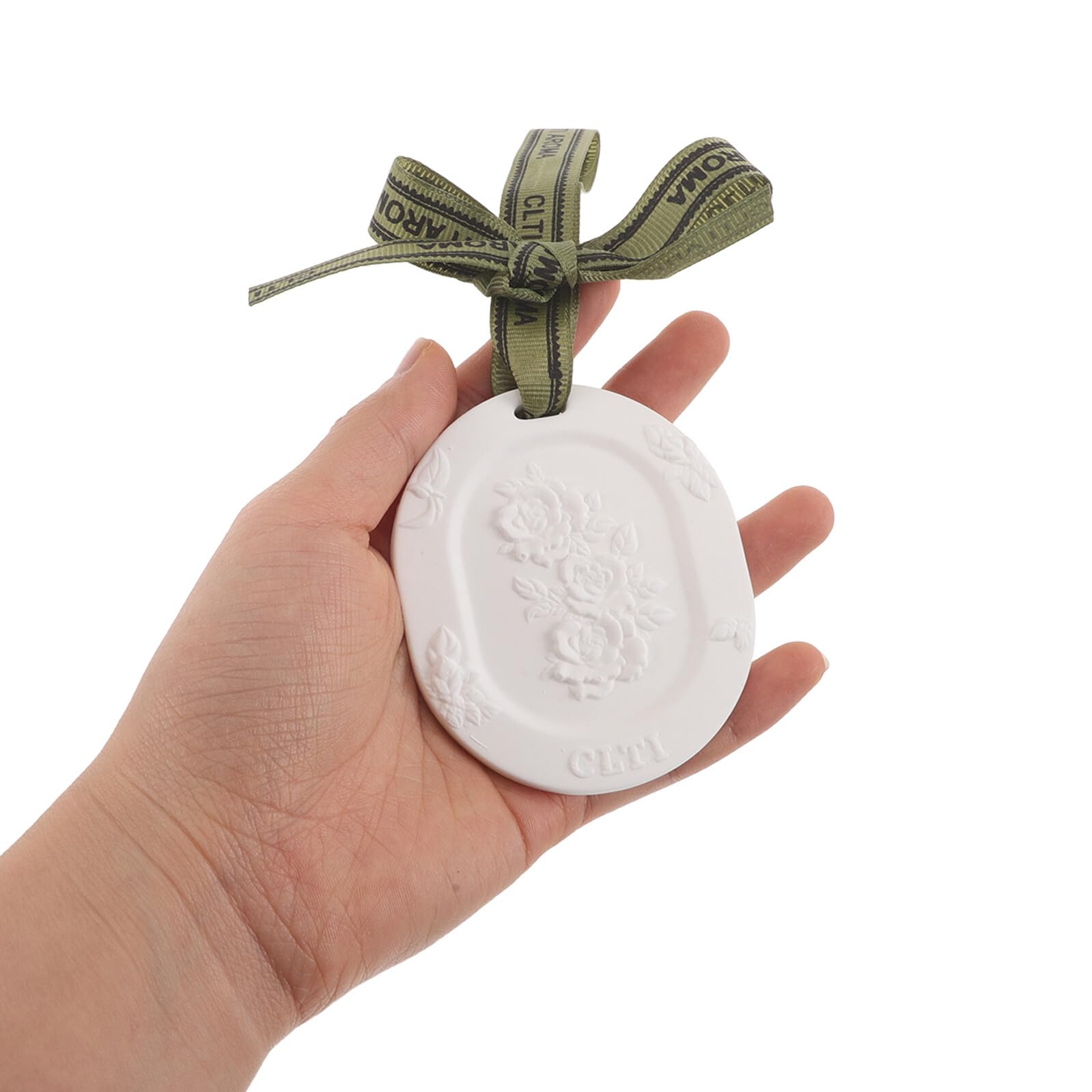 Diffusore Passivo di Oli Essenziali in Gesso 10 Pezzi con Deodorante per Auto Sospeso, Dischi Profumati per Auto, Bagno e Armadio, Profumi Delicati e Cambio Rapido per