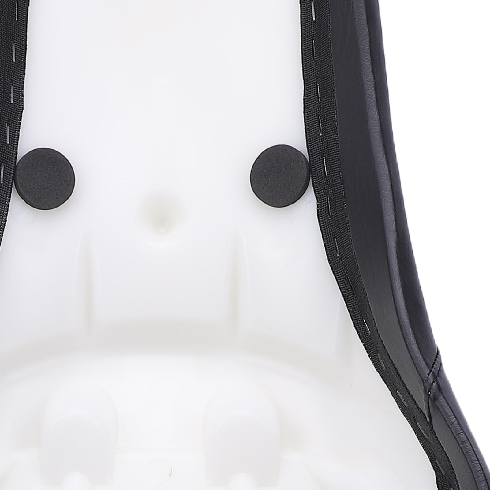 Cosiki Motorcycle Driver Passenger Seat Replacement, Direct Fit Black | Trwała konstrukcja z PP i gąbki, większy komfort jazdy, prosty montaż
