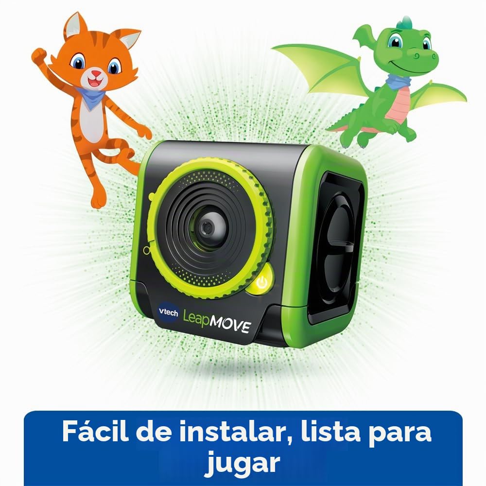VTech LeapMOVE - Consola de TV educativa - Aprender en Movimiento con 25 Aventuras y Juegos educativos - Consola Infantil Plug & Play, USB-C/HDMI - Regalo Infantil a Partir de 4 años - Contenido en