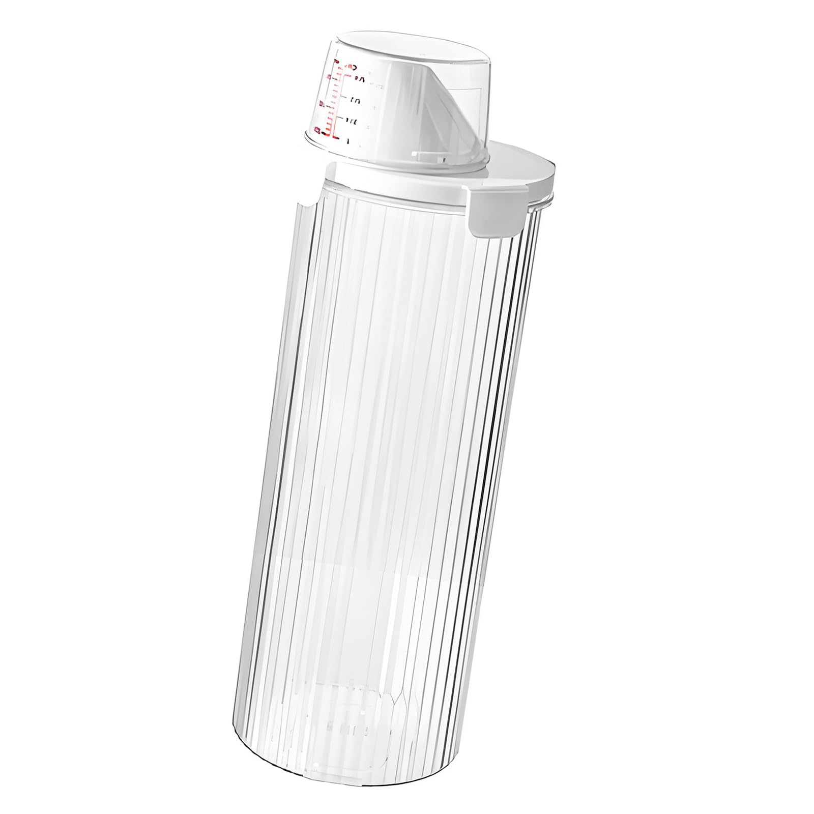 Oxxggkao Portable Round Storage Jar with Clear Design Suitable for Countertop or Picnics Use Portable Storage Container