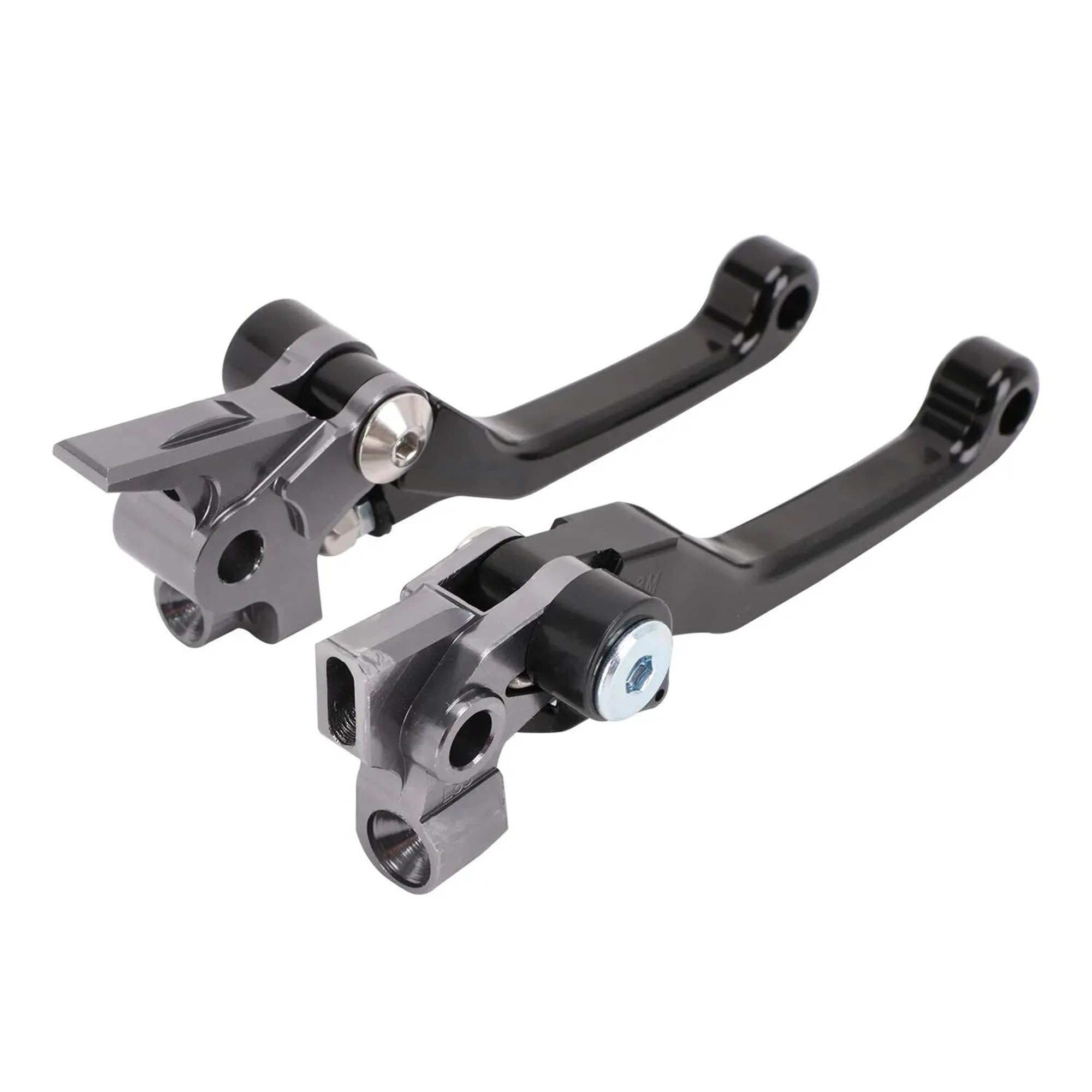 Juego de palancas de embrague y freno delantero plegable compatible con KTM Husqvarna 350 450 SX SXR SXF XCF XCFW XCW EXC 125 150 200 250 300 350 500 SX XC EXC XCW SXF XCF EXC (seis días)